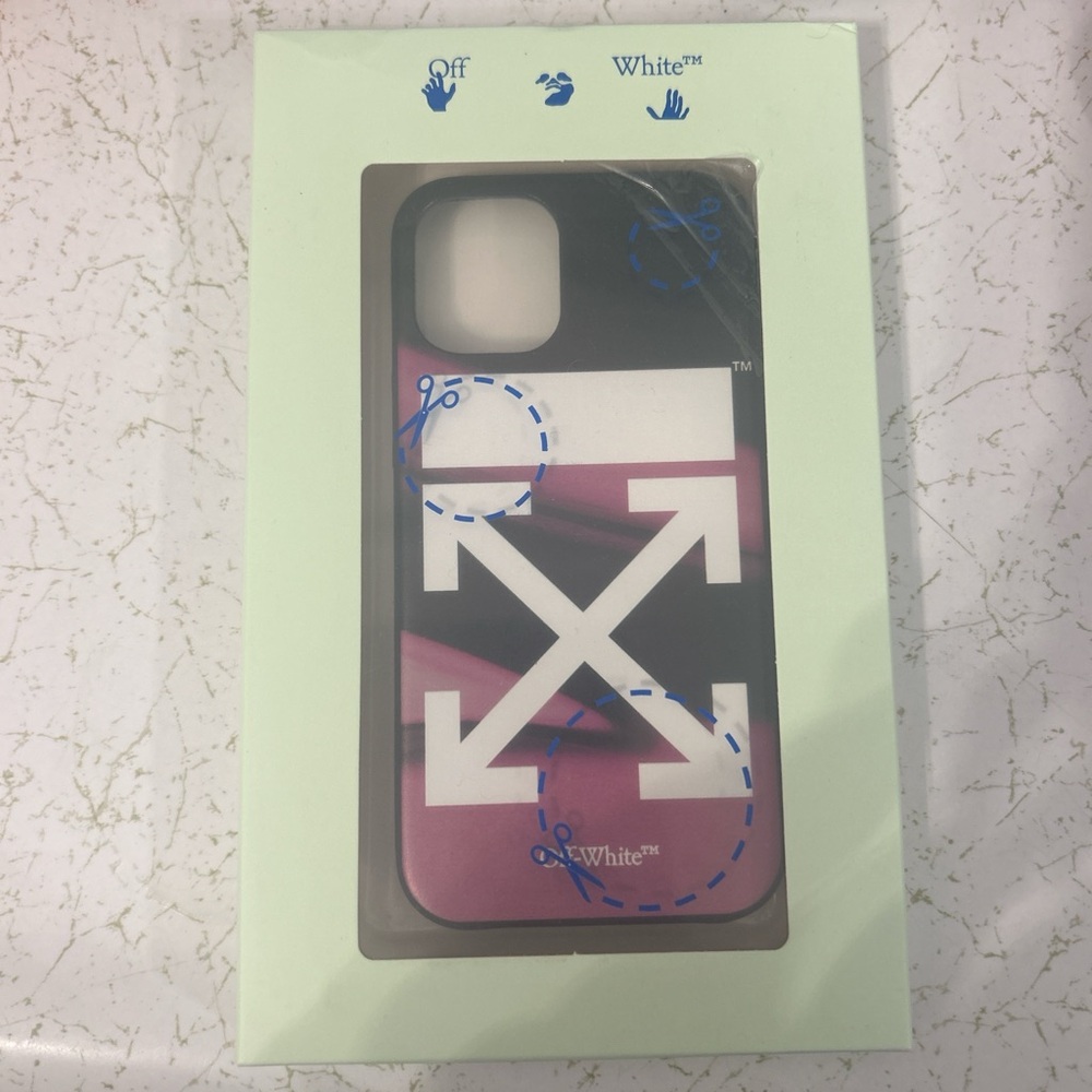 Off-White Black and Pink Arrows Phone Case